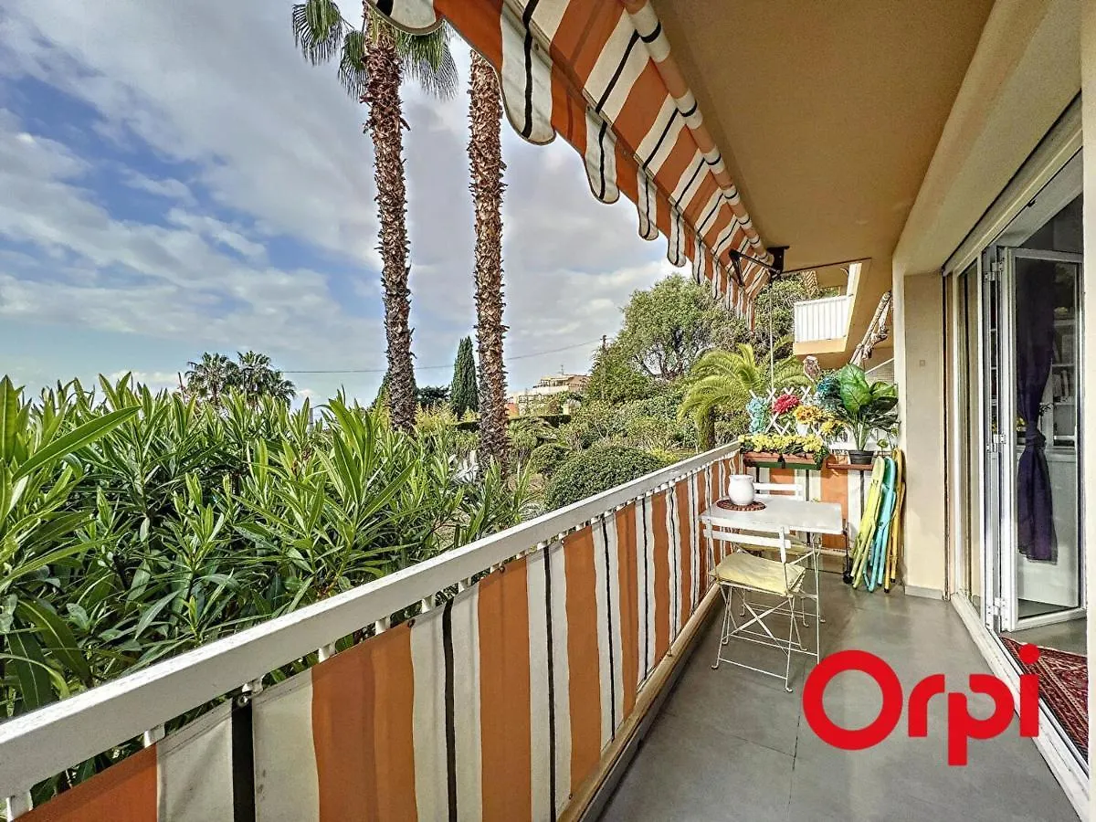 Calme 2 Pieces Avec Wifi, Terrasse Et Vue Mer A Menton - Fr-1-647-19 0*,